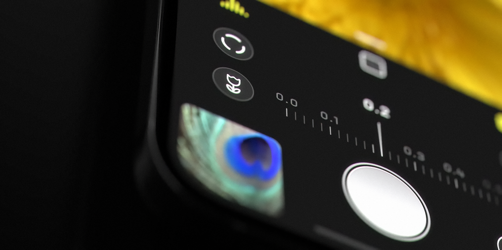 Halide on X: Tap AF to disable autofocus and enter manual focus mode.  Then tap the flower to enable Macro Mode. Smart things start happening  here: Halide finds the closest-focusing lens on